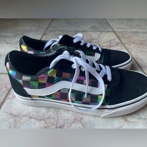 Vans Rainbow Checkered Authentic Sneakers US Women’s Size 8